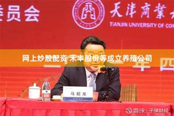 网上炒股配资 禾丰股份等成立养殖公司