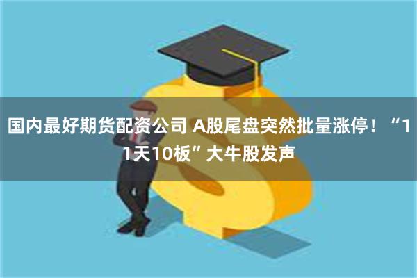 国内最好期货配资公司 A股尾盘突然批量涨停！“11天10板”大牛股发声
