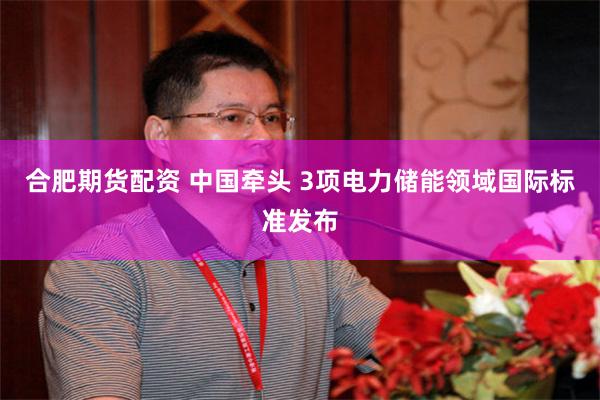 合肥期货配资 中国牵头 3项电力储能领域国际标准发布